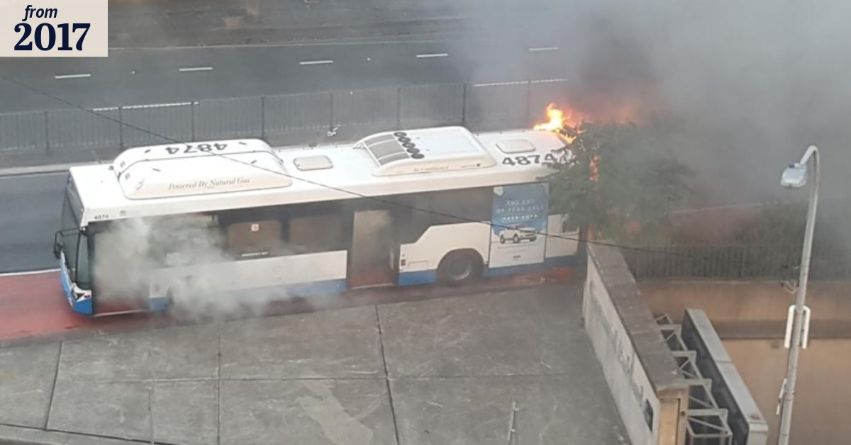 'Flames started to leap out': Bus explodes in Surry Hills