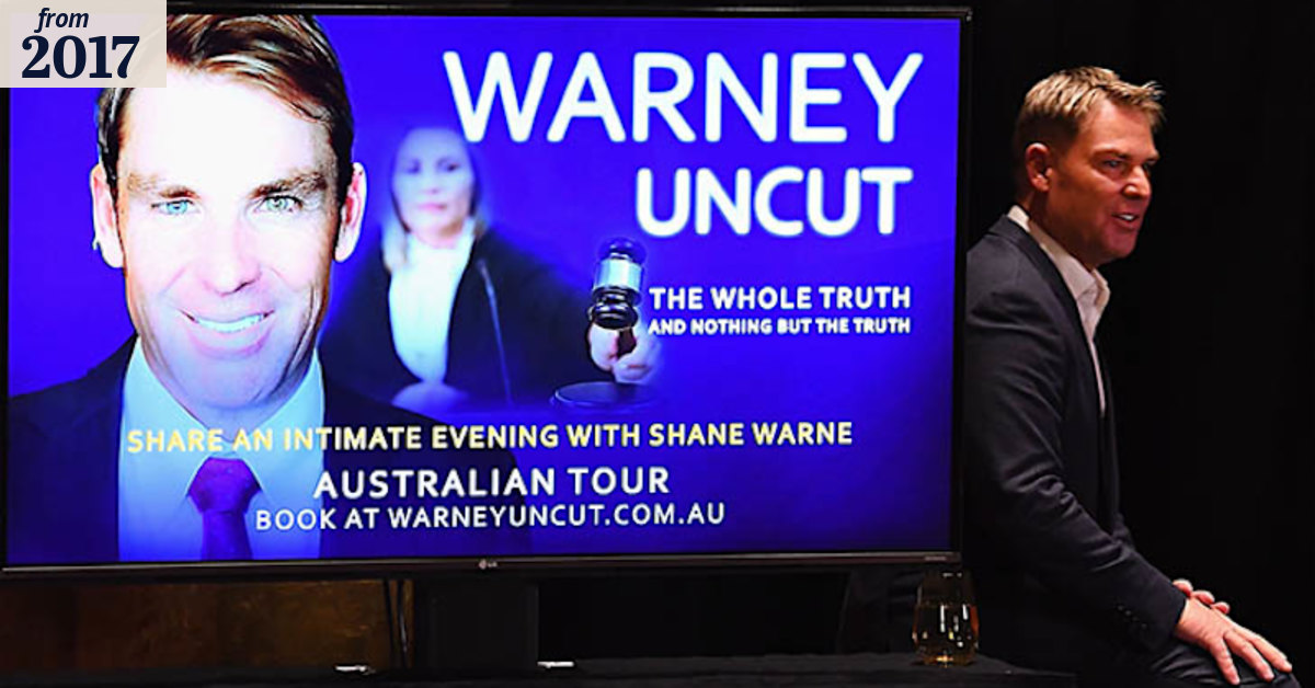 Shane Warne's live show postponed