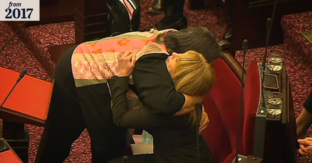 MP breaks silence over husband