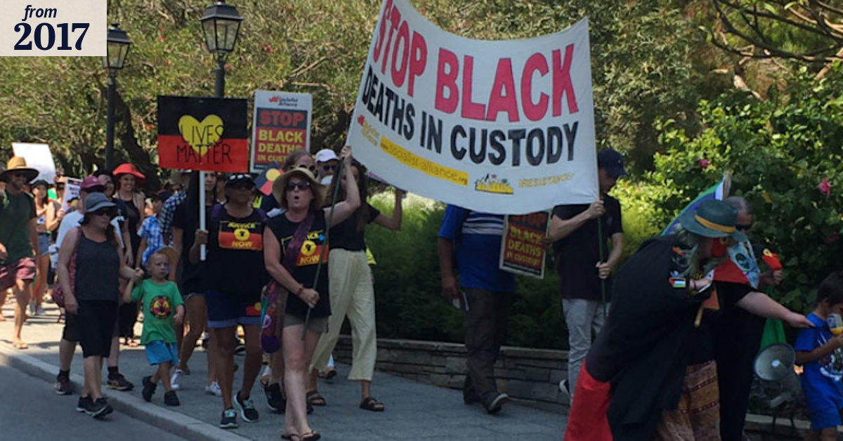 'Invasion Day' rally marches through Perth