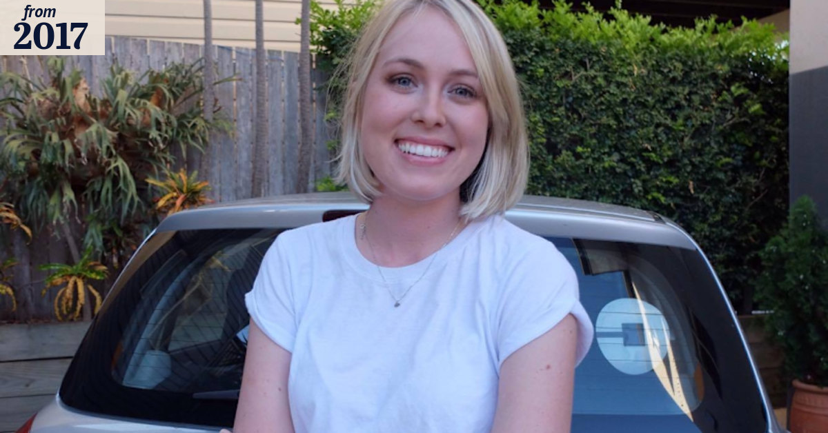 This young Uber driver has a message for those who say she's taking a risk