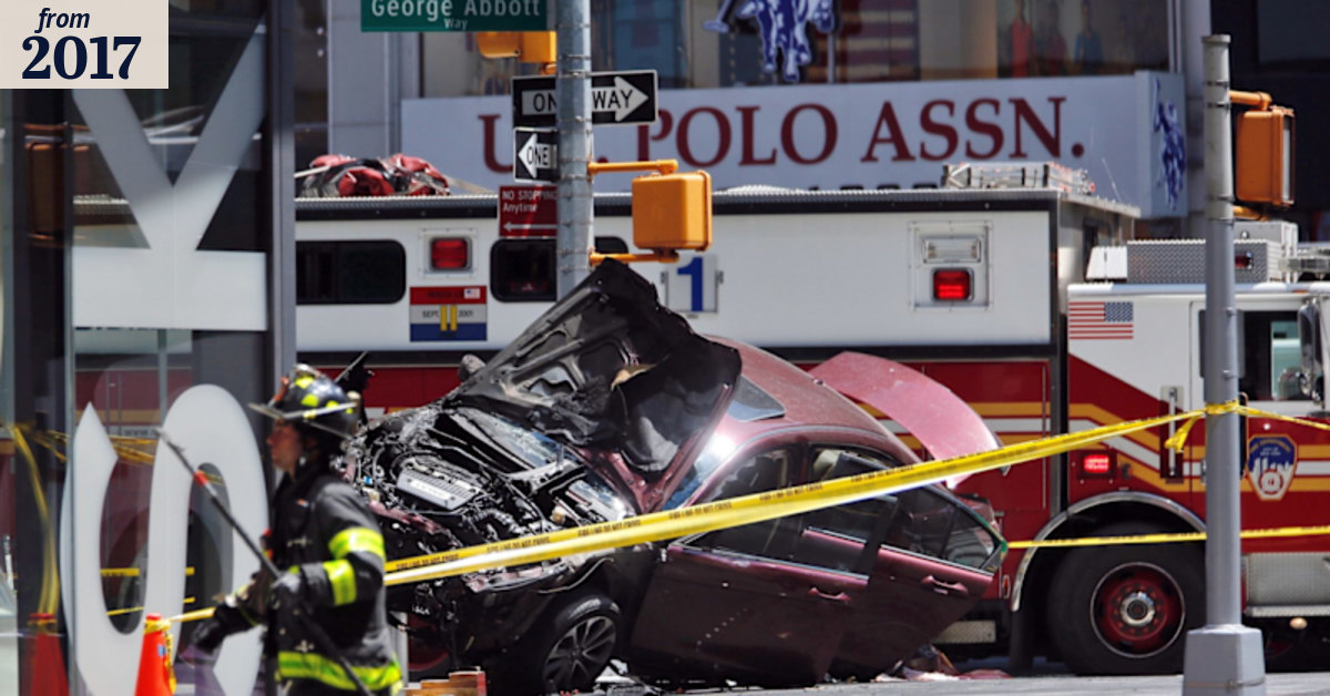 Driver who mowed down Times Square pedestrians charged with murder