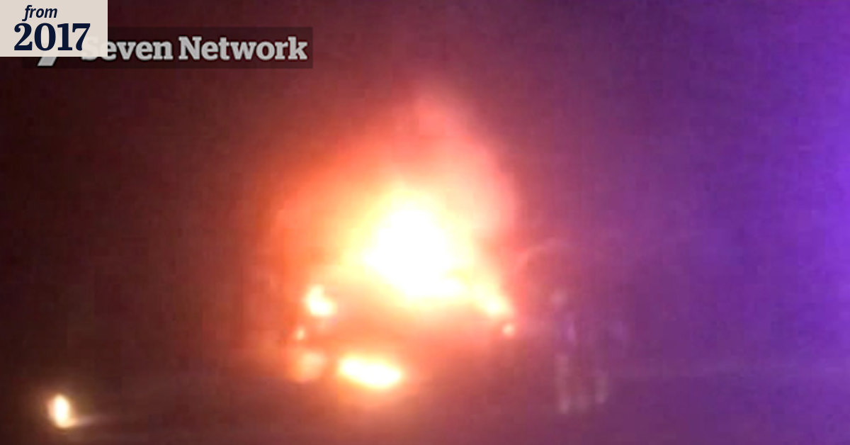 Two killed in fiery Botany crash