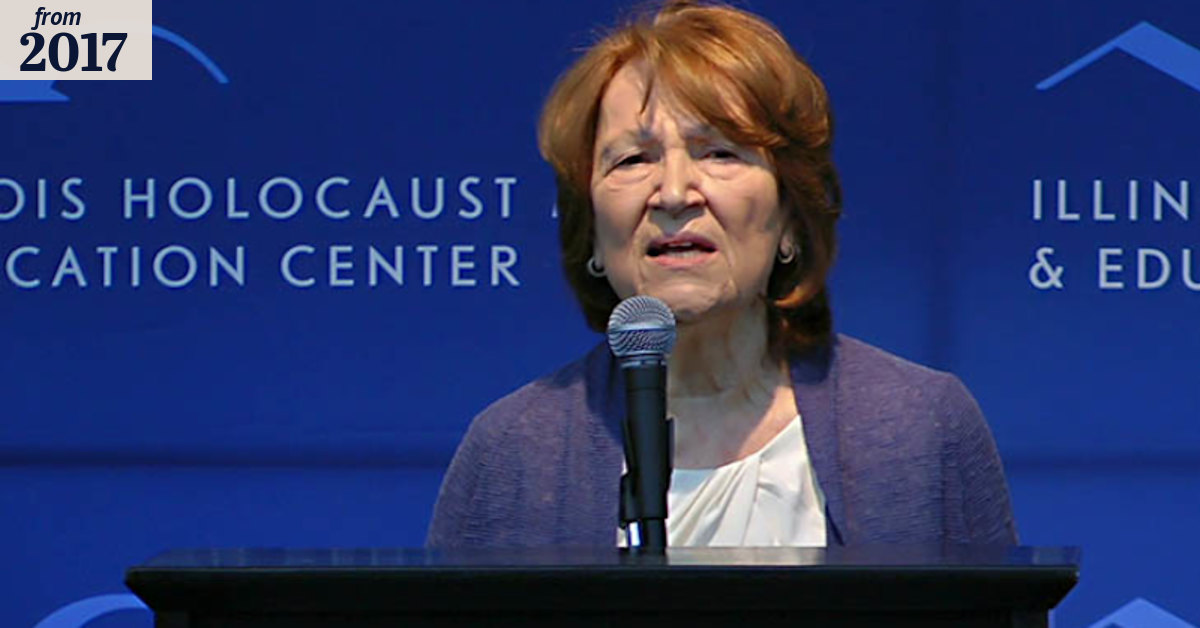 Holocaust survivor: Must stand with immigrants
