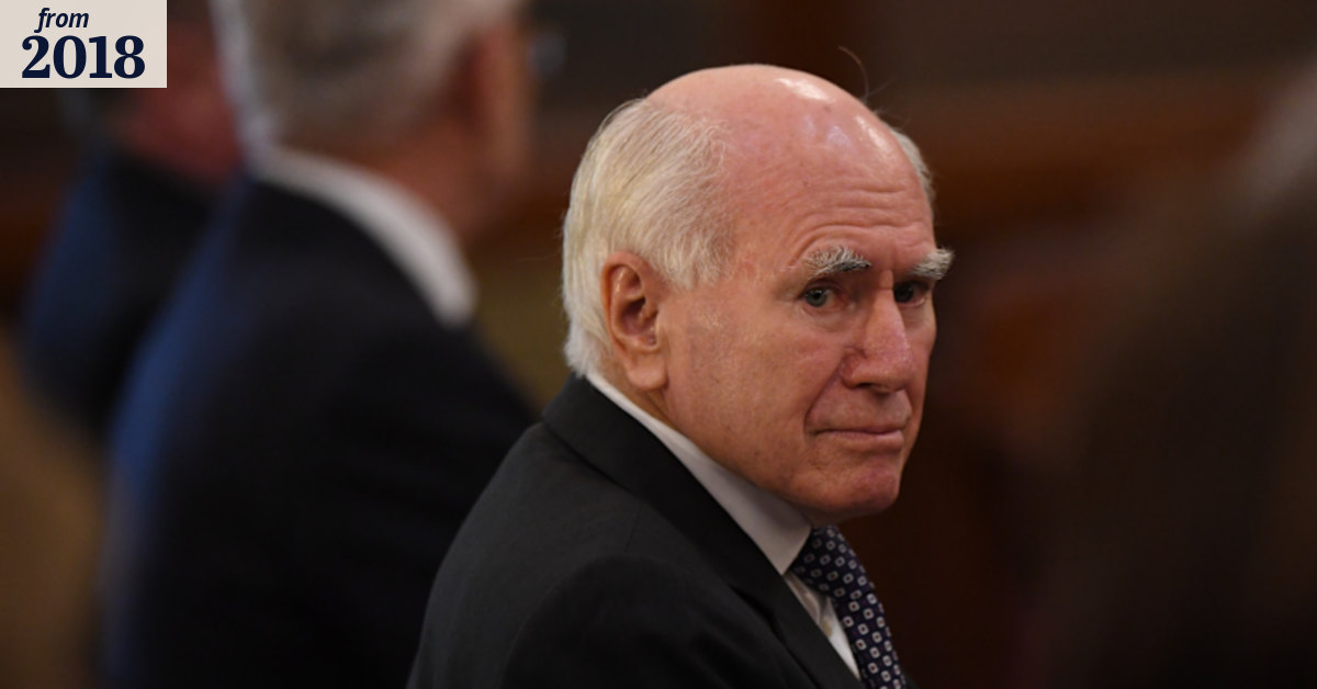 Business should speak up on dividends: John Howard