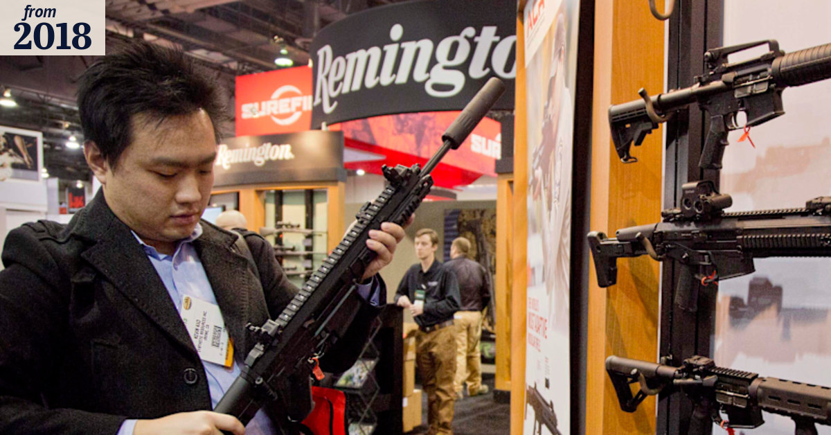 America's oldest gun maker files for bankruptcy protection