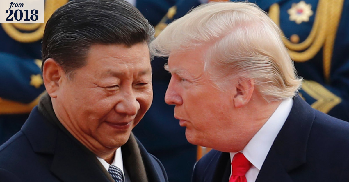 Trump praises China's Xi Jinping for power grab as trade row escalates