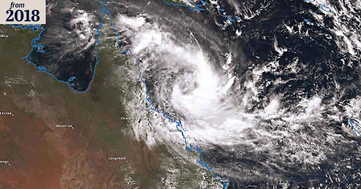 Cyclone Iris redevelops