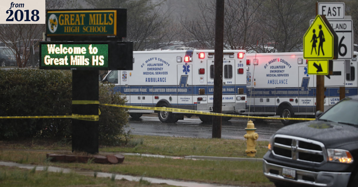 Teen shooter dead after several shot at Maryland school