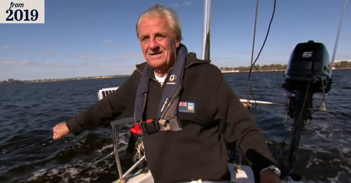 Veteran yachtsman Jon Sanders sailing to save the planet