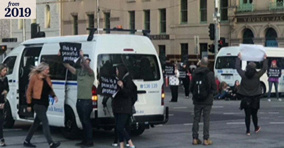 Animal activist protests across Australia