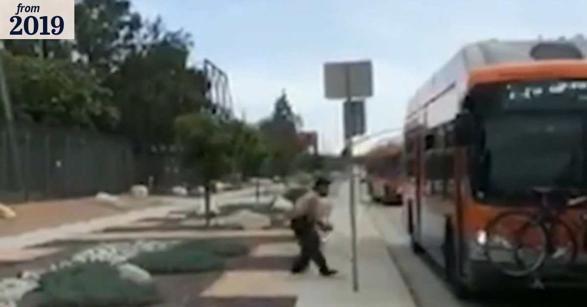 LA man arrested after bus rampage