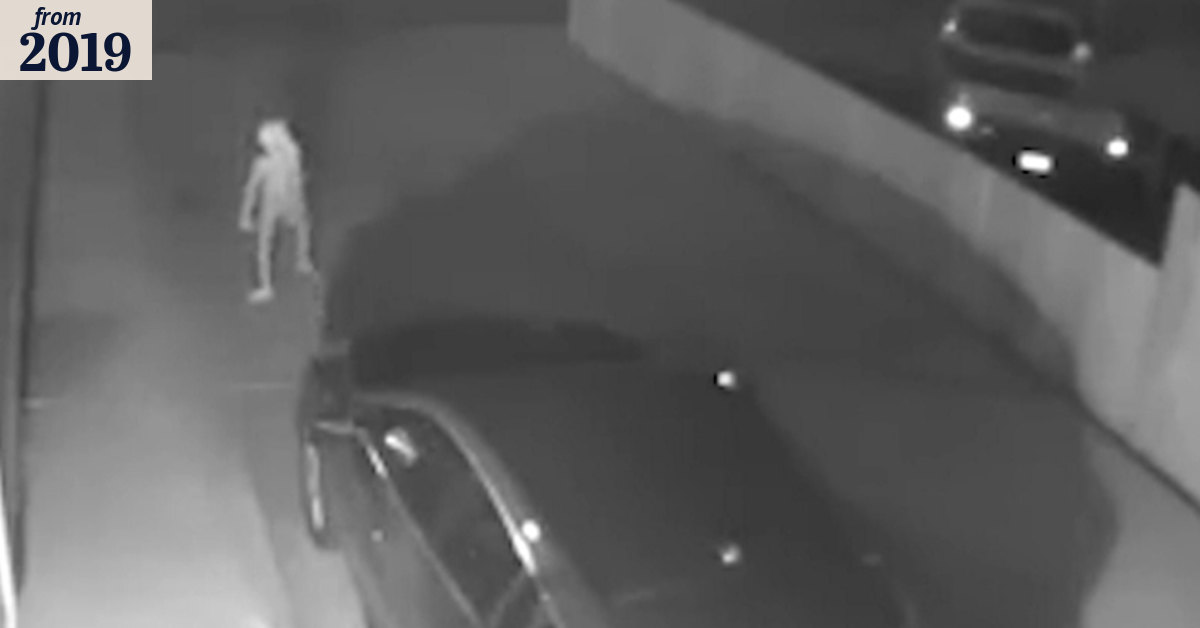 Bizarre alien-like creature spotted on camera