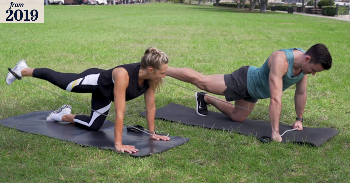 Lower body power tube workout