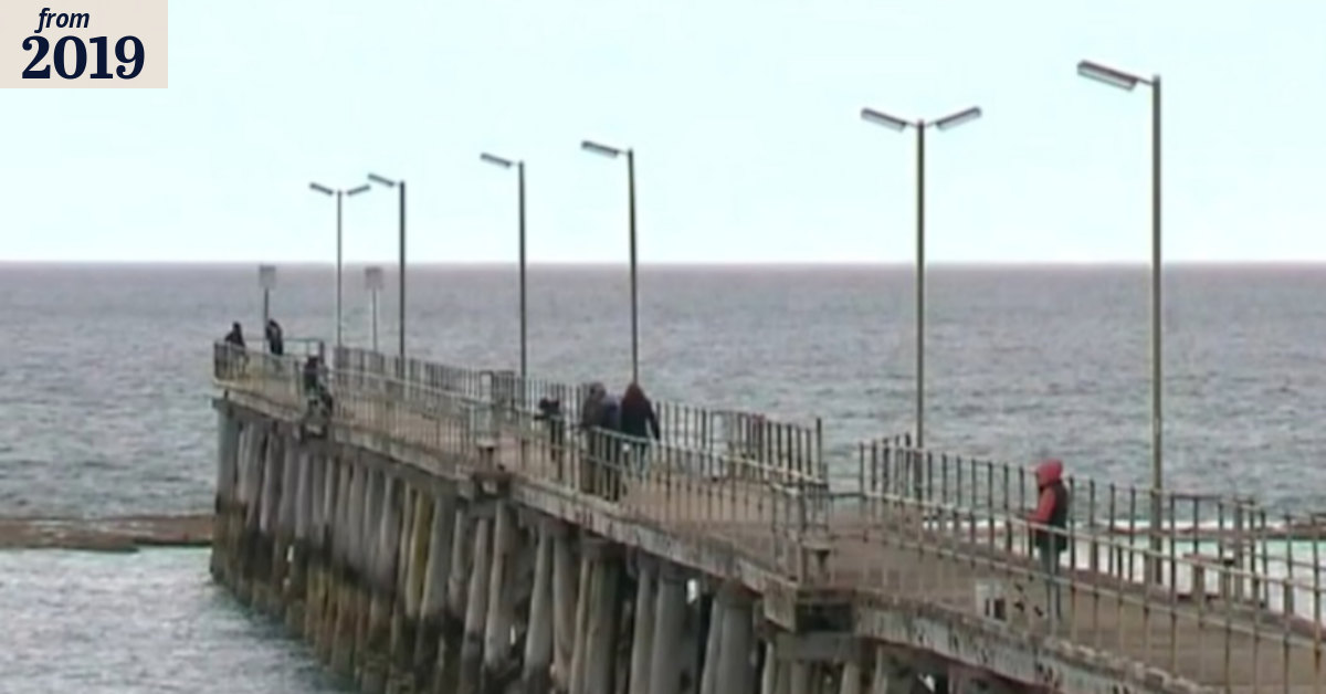 Calls for concern after boy falls from Adelaide jetty