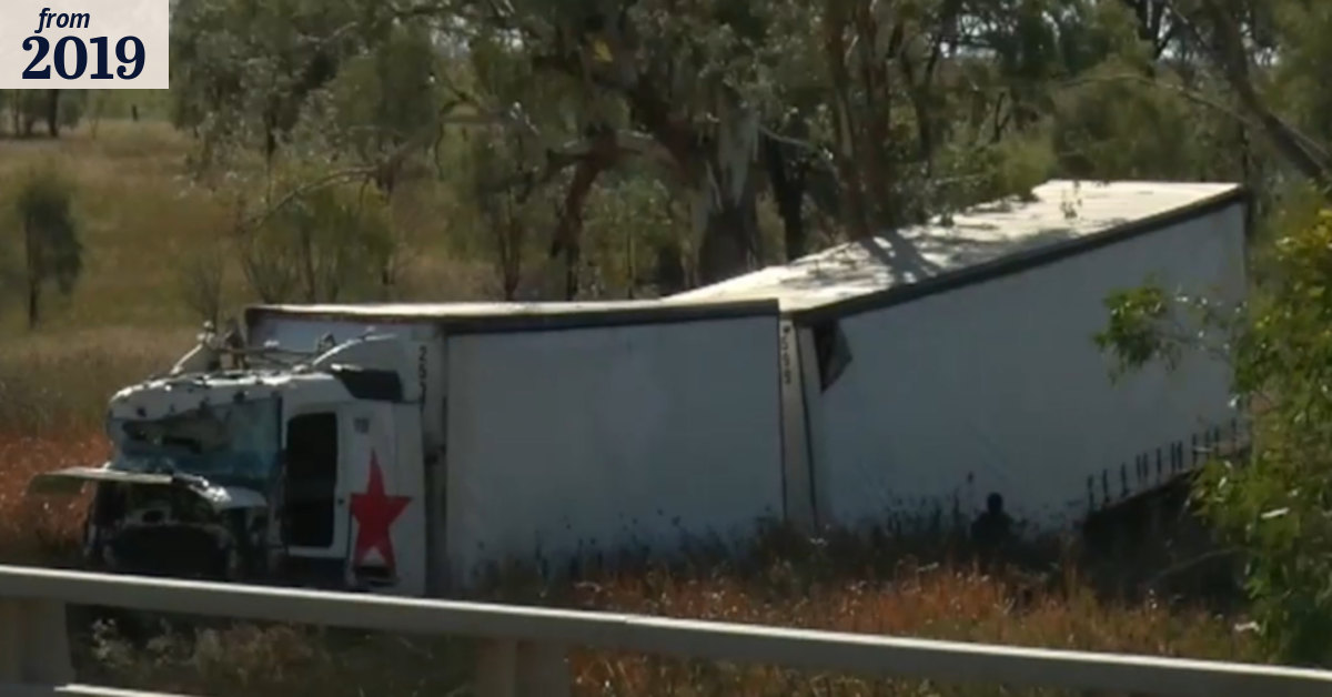 Truck driver jailed over crash death of two boys