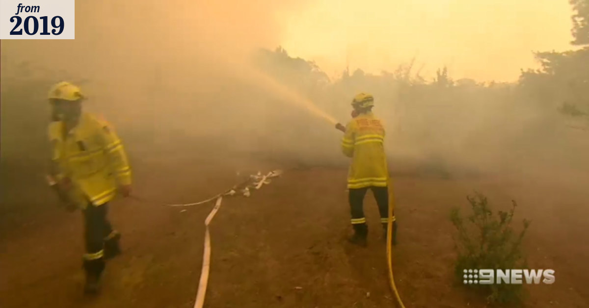Sydney fire crews battle flames in city’s south-west