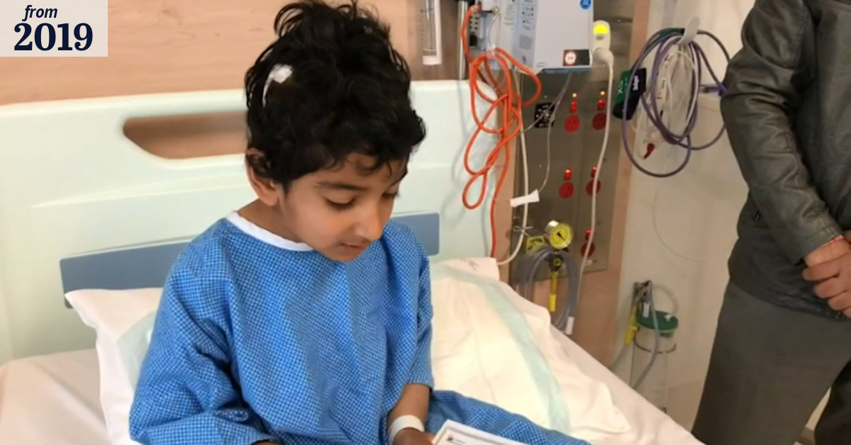 Young boy lucky to be alive after hit-and-run