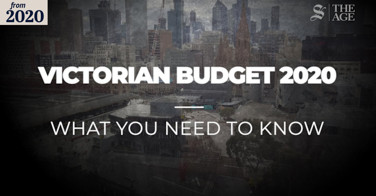 Victorian Budget 2020 - What you need to know