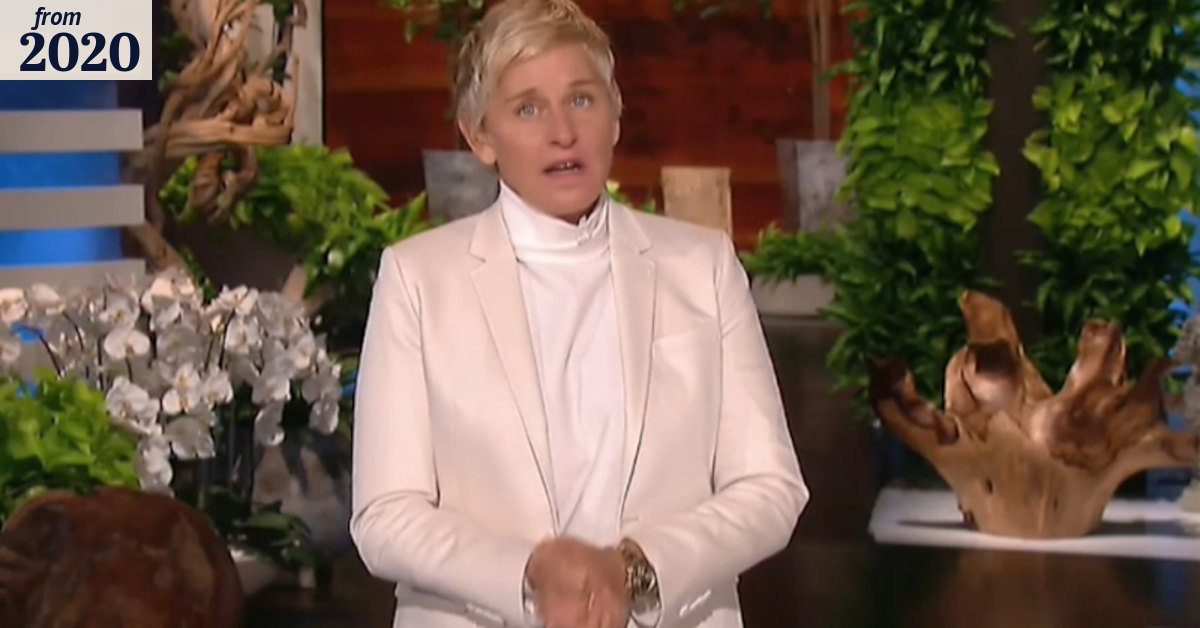 Ellen DeGeneres addresses toxic workplace claims