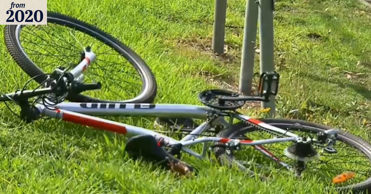 Primary school kid hit by car when riding bike