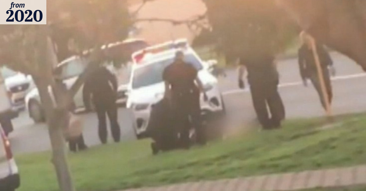 Two men arrested after violent police chase