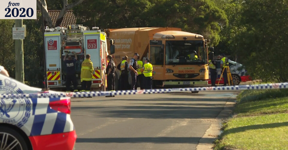 Pedestrian dies after being hit by garbage truck