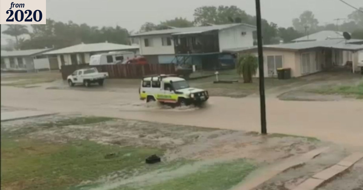 Rain falls on drought stricken areas in Queensland