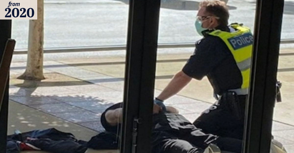 Two men stabbed in Melbourne shopping centre