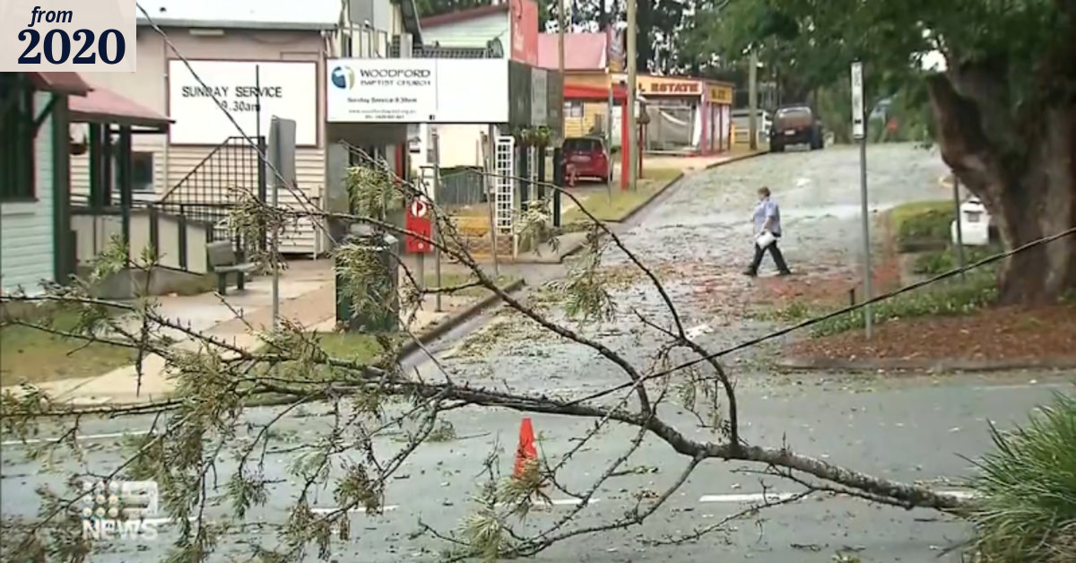 Supercell storm causes widespread damage across Queensland’s south-east