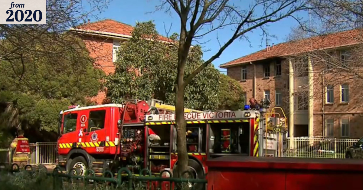 Toddler dies in Melbourne fire