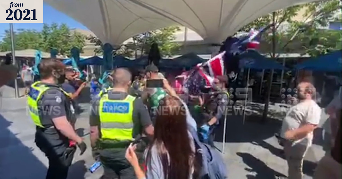 Three arrested at anti-lockdown rally in Melbourne