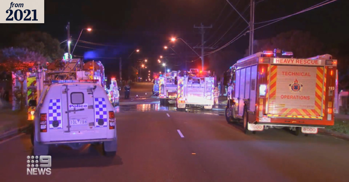 Deadly fire rips through a Highett unit
