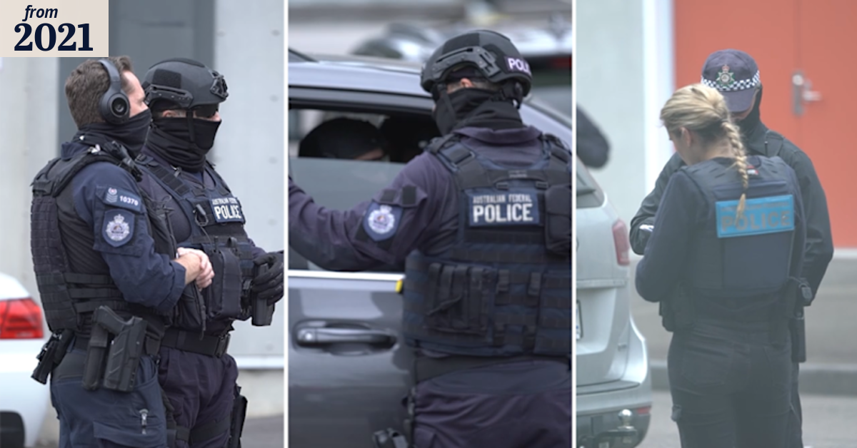 AFP operation underway in Pyrmont