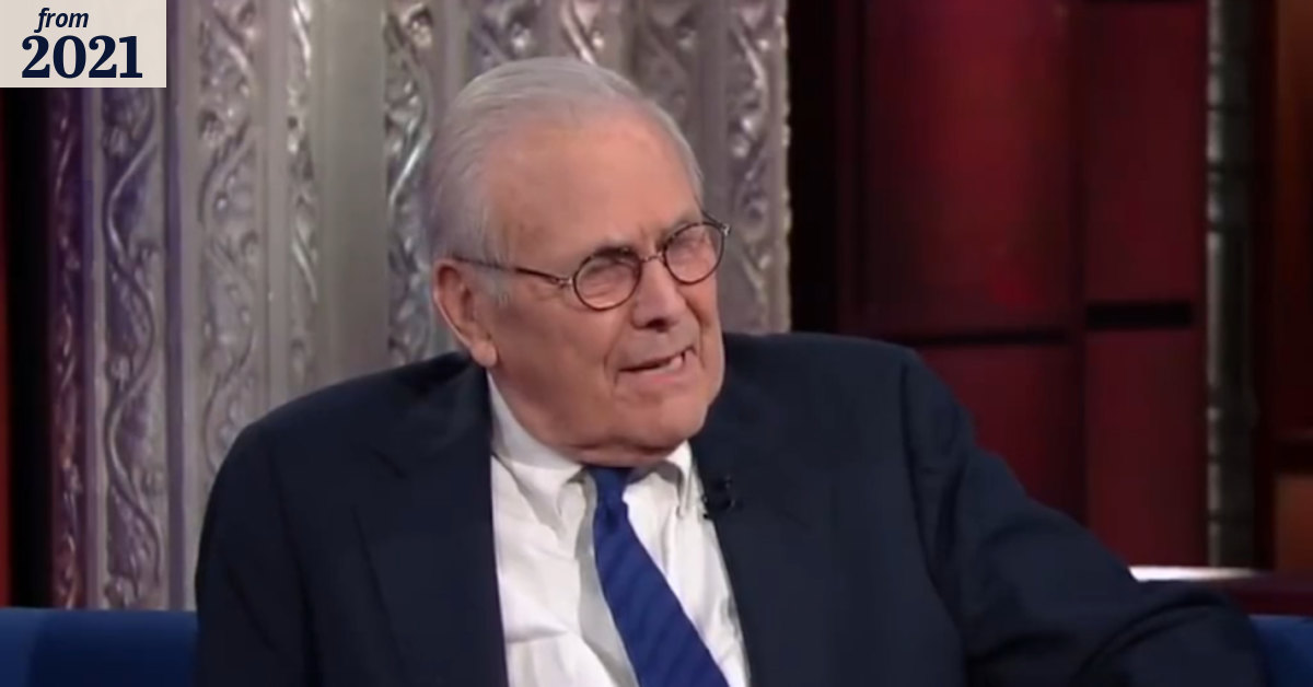 Former US defence secretary Donald Rumsfeld dies aged 88