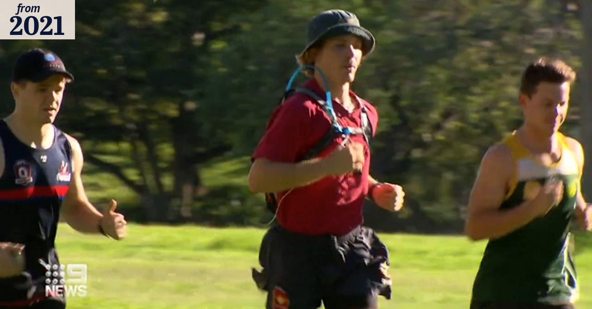 Brisbane man runs one marathon a day for men's mental health