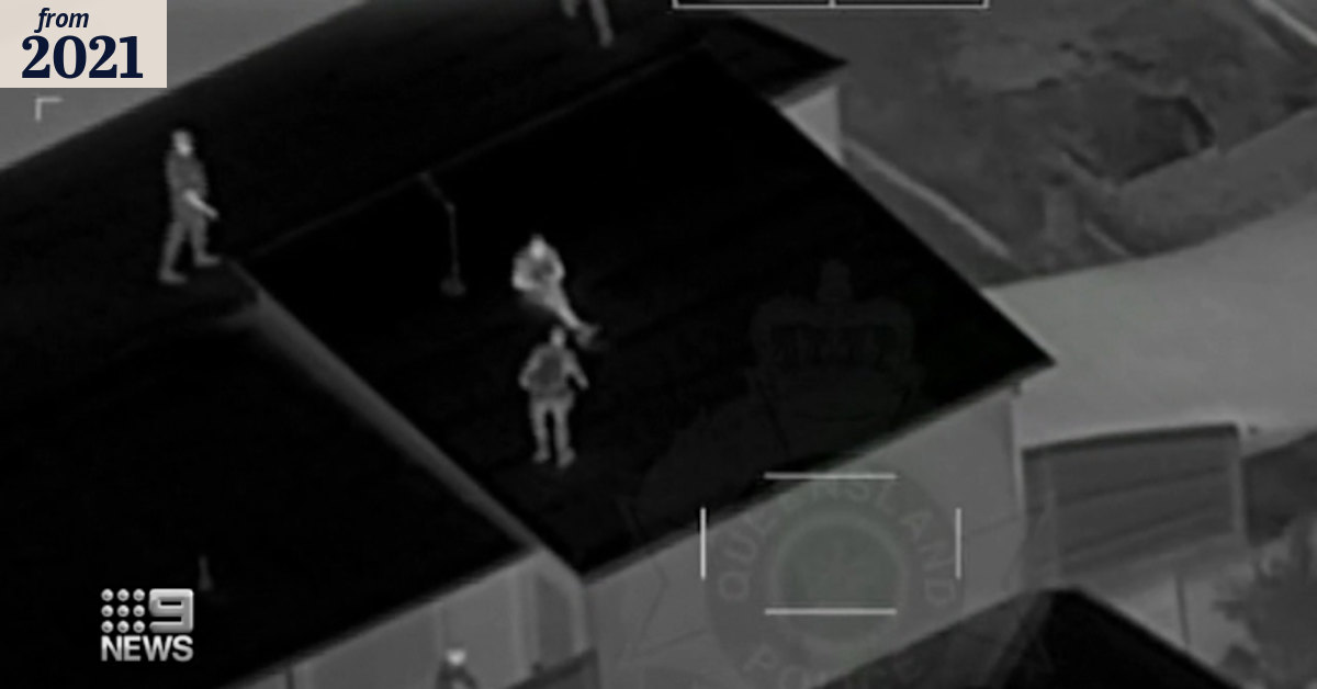 Police make rooftop arrest