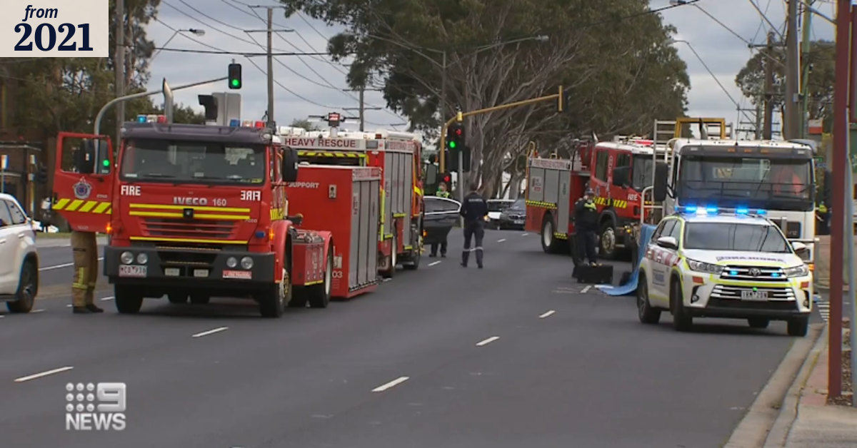 Melbourne pedestrian killed after allegedly being hit by truck
