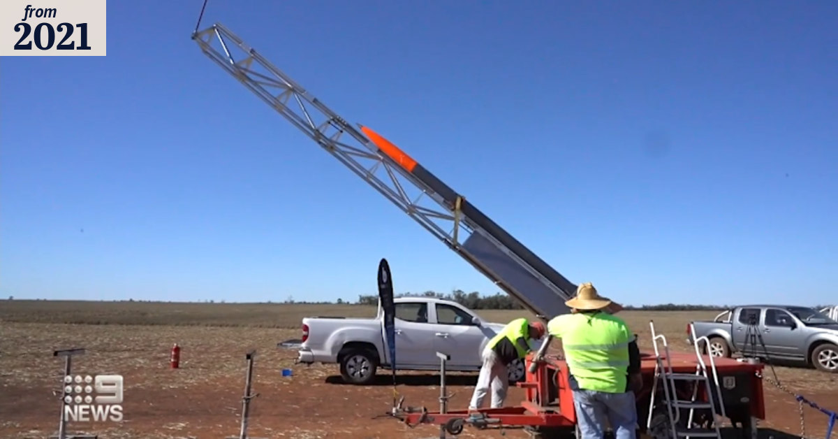 Australia launches first locally made rocket in 40 years