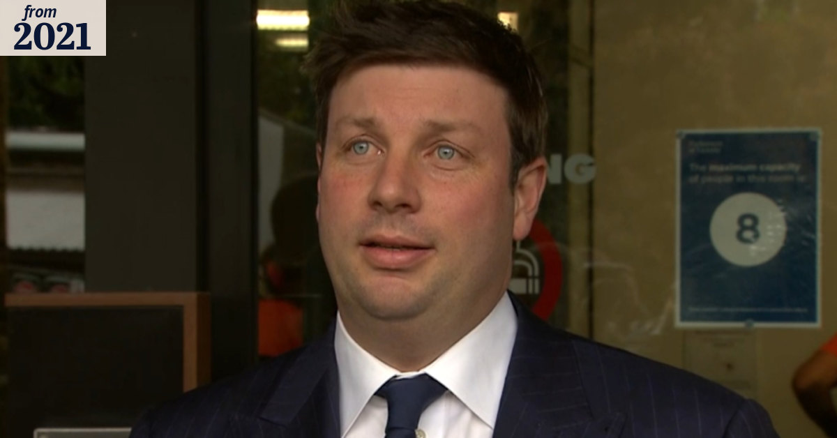 Victoria Liberal MP Tim Smith fronts the media
