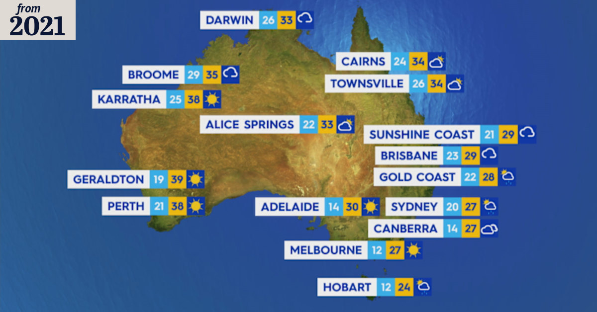 National weather forecast for Friday December 24