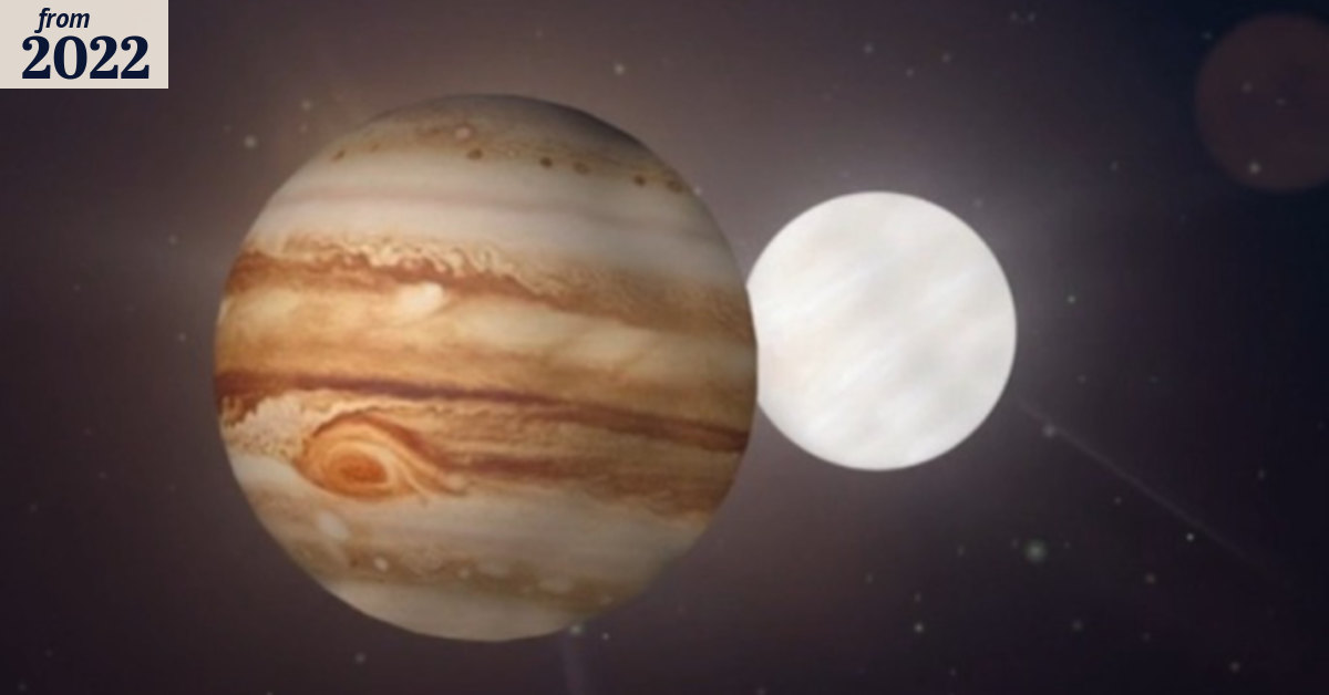 Two planets appear to collide in rare phenomenon