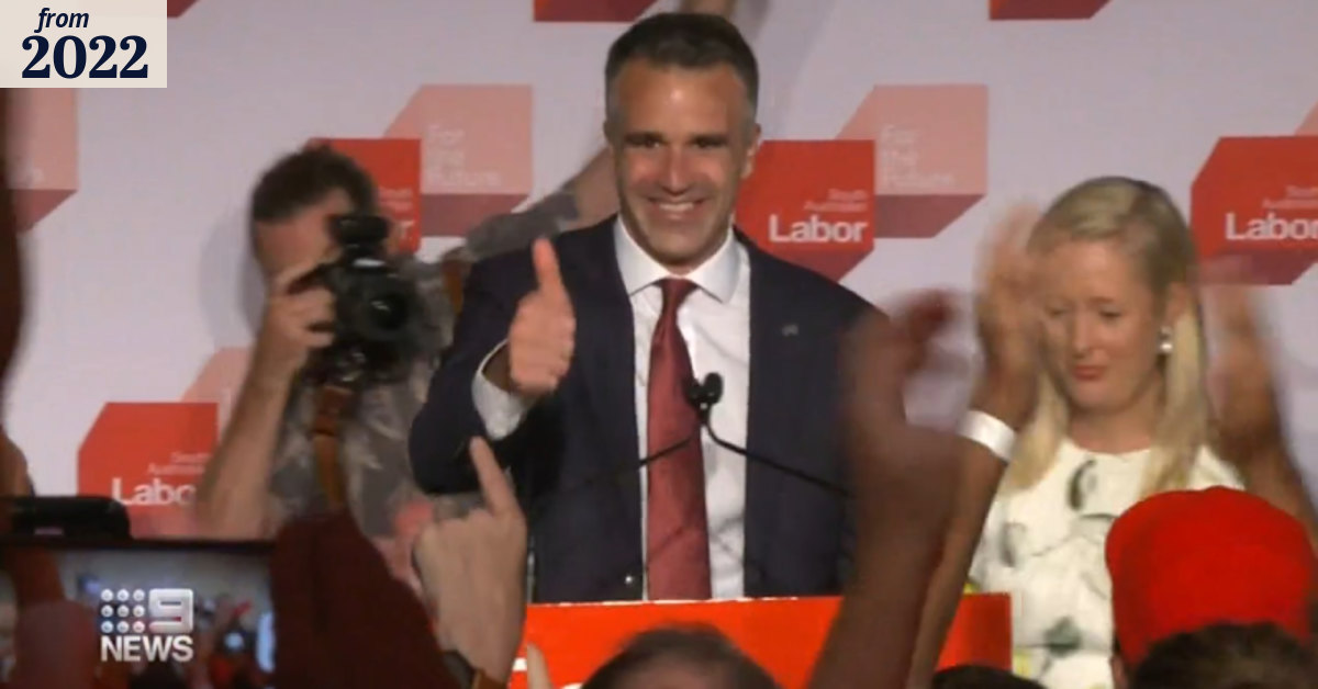 Labor landslide in South Australian election