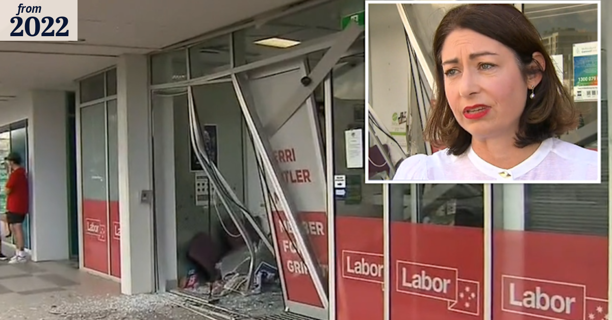 Car crashes into Labor MP Terri Butler's Brisbane office
