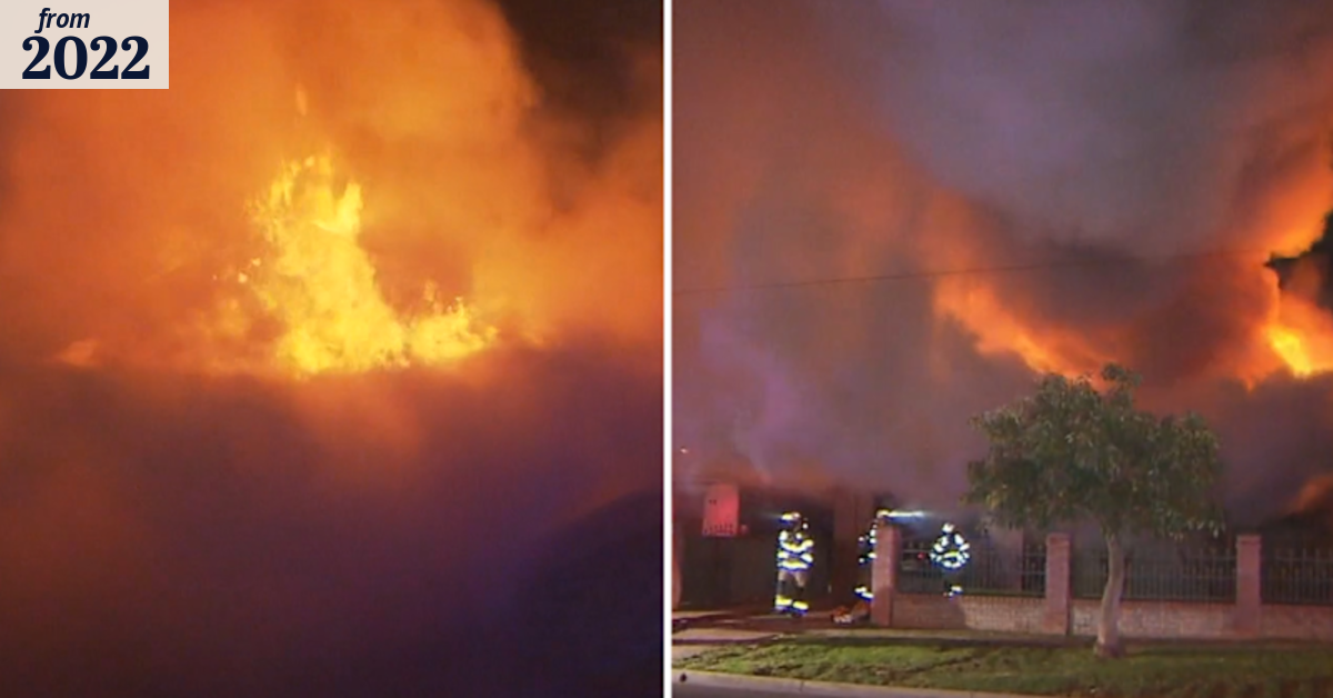 Dramatic escape from twin house fires in Adelaide