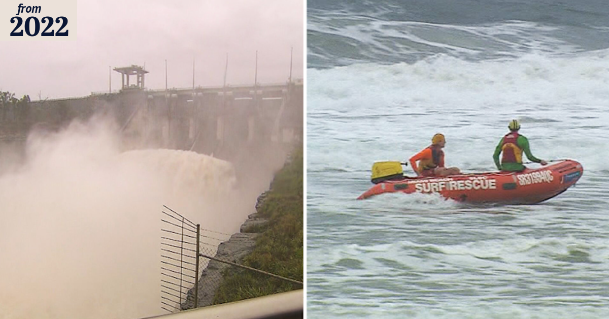 Queensland and New South Wales battered by heavy rain