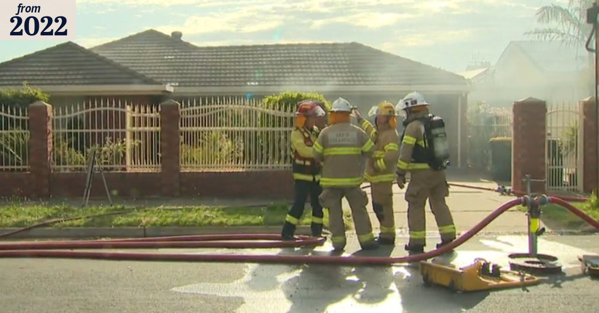 Pet dogs save owners from house fire