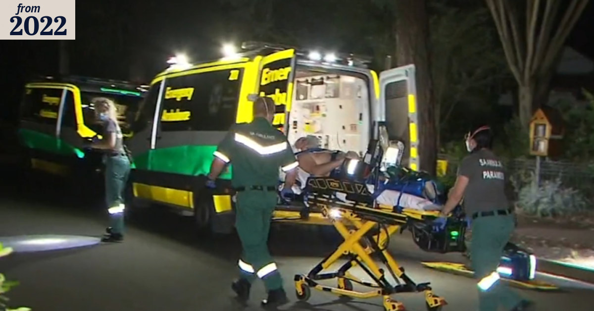 Man rushed to hospital after being stung by bees
