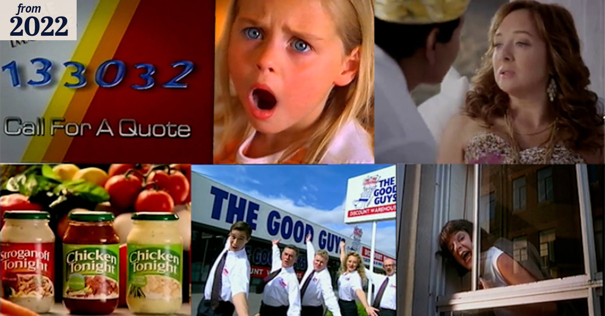 Five classic Australian ads and then ...