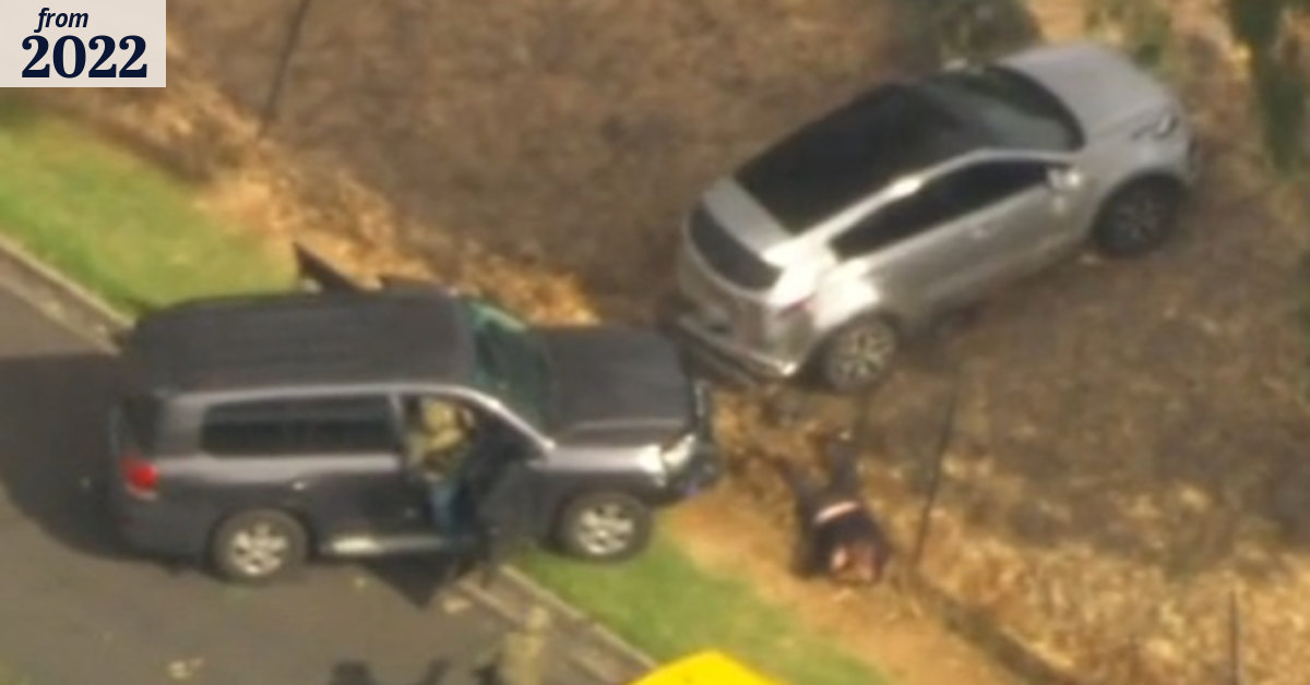 Dramatic car chase ends in man’s arrest
